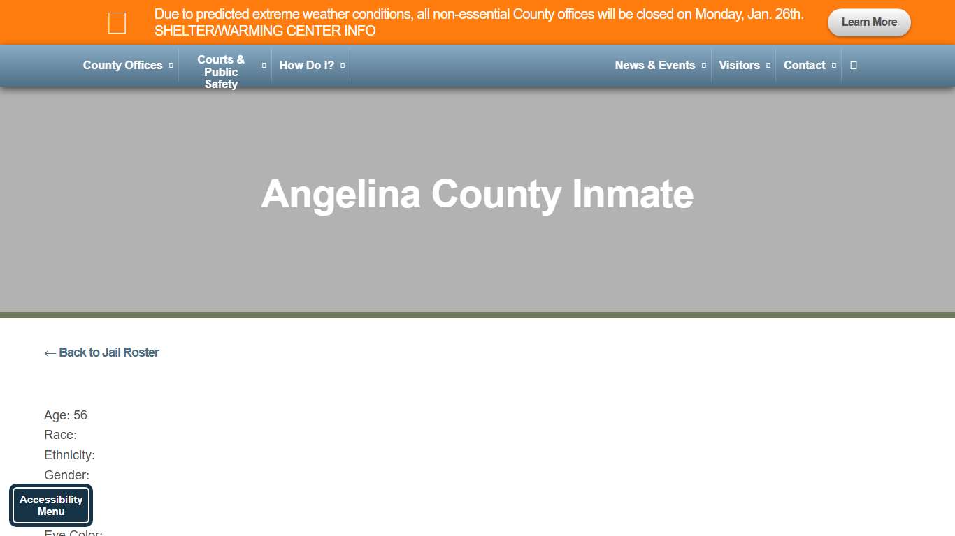 Inmate – Angelina County